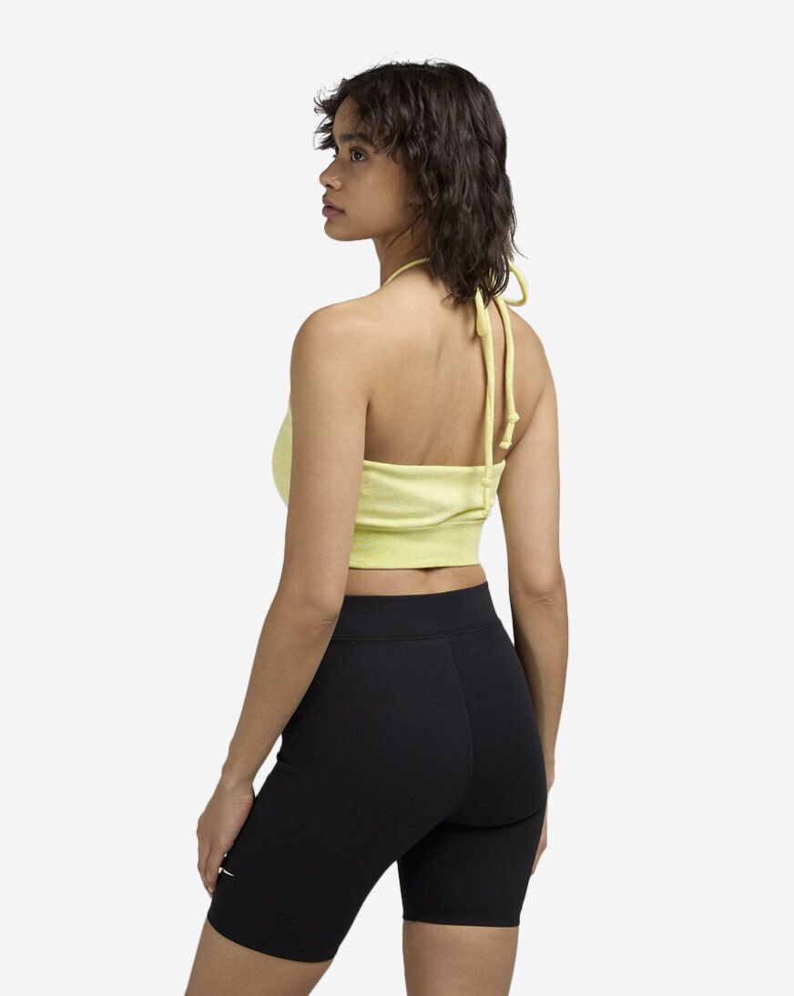 Shop Nike NSW Chill Terry Slim Cropped French Terry Halter Top