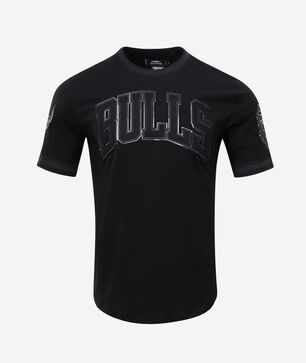 Chicago Bulls Triple Black Double Knit Tee
