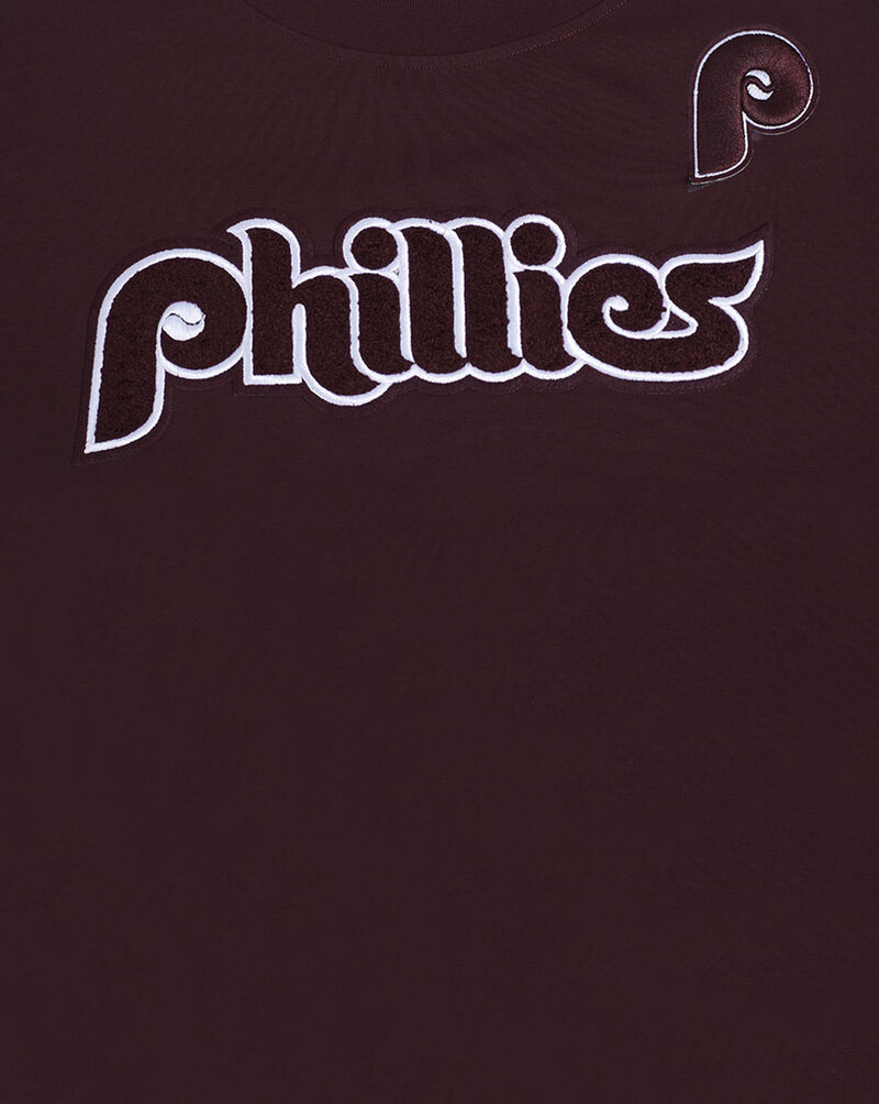 PRO STANDARD Philadelphia Phillies Short Sleeve Classic Slim Fit Tee  LPHA34596-WNE Red 2