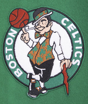 Boston Celtics Retro Classic Rib Wool Varsity Jacket