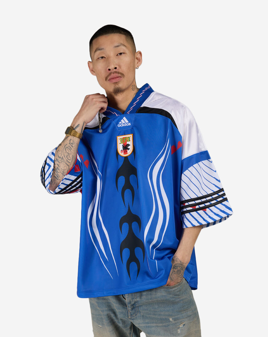 Shop adidas Bringback Remixed Japan Jersey KD5984 blue | SNIPES USA
