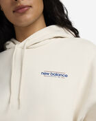 New Balance Reimagined Fleece Oversized Hoodie WT53515-LIN cream 3