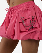 Smoke Rise Washed Nylon Bubble Skirt RWS26S417SN-ROGUEPINK Pink 3