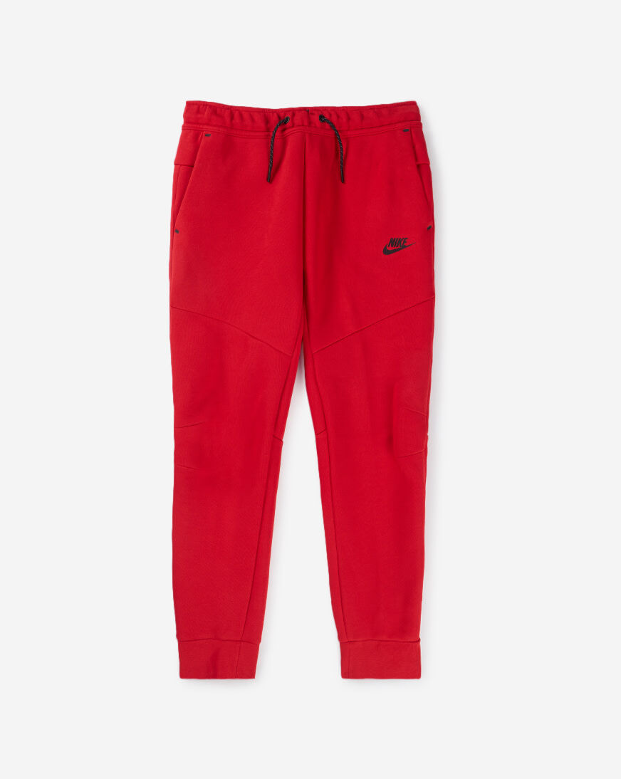 Shop Nike Big Kids' NSW Tech Fleece Joggers HV5869-657 red