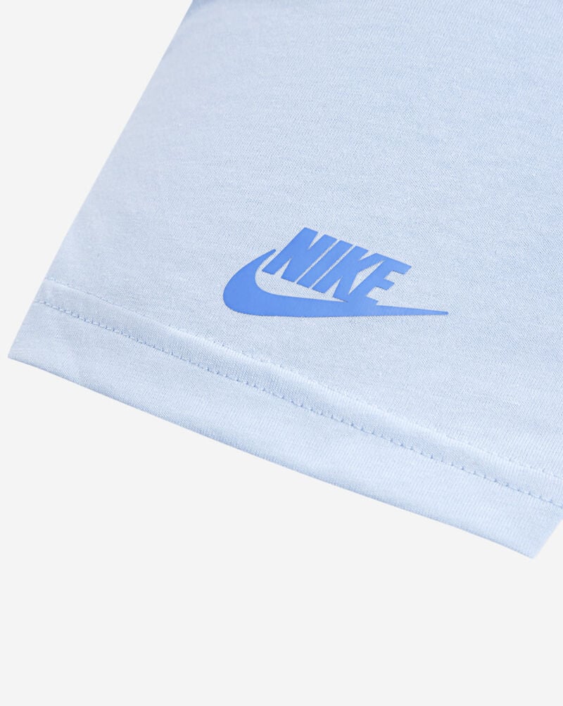 Jordan Big Kids'  Brand Crew T-Shirt 95D625-U3C Blue 4