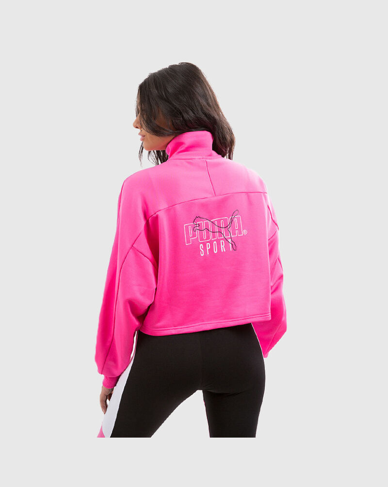 Download PUMA Tailored For Sport Cropped Half-Zip Jacket Womens ...