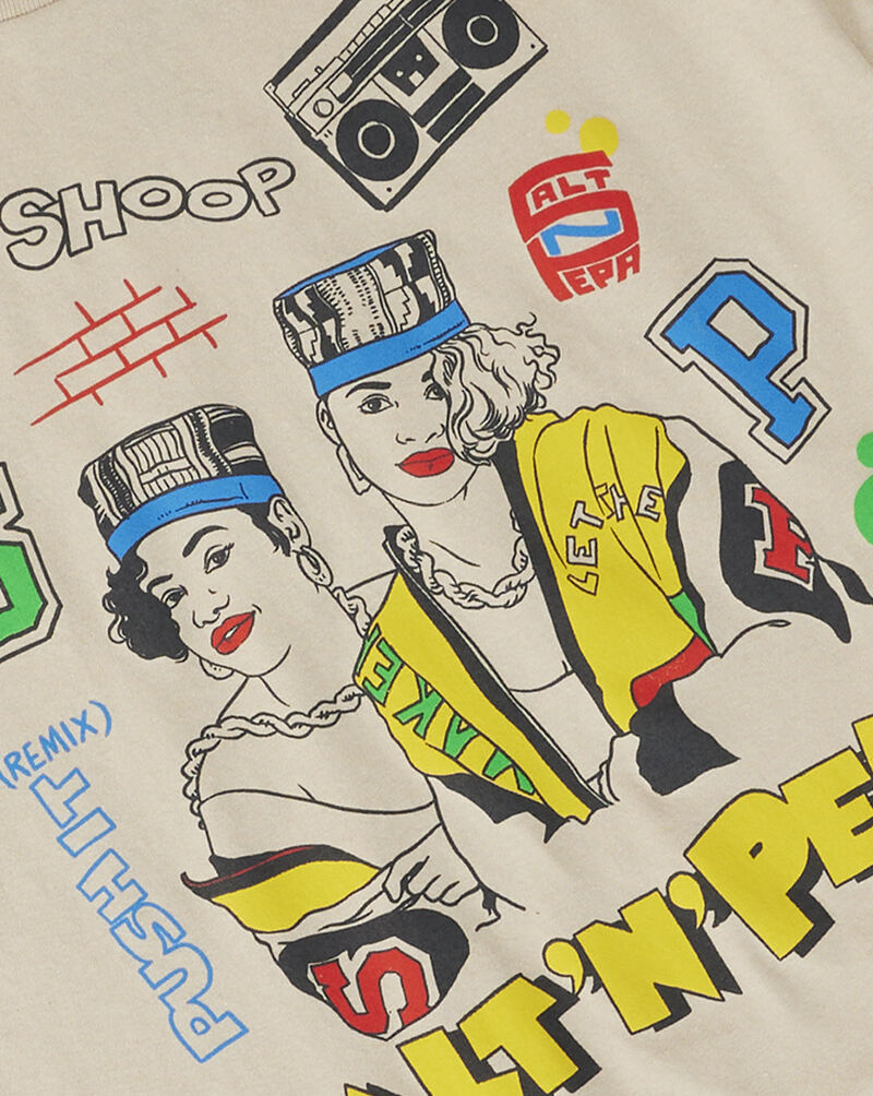 Graphic Tees Grade School Salt-N-Pepa Tee SNP0016B1005 Beige 2