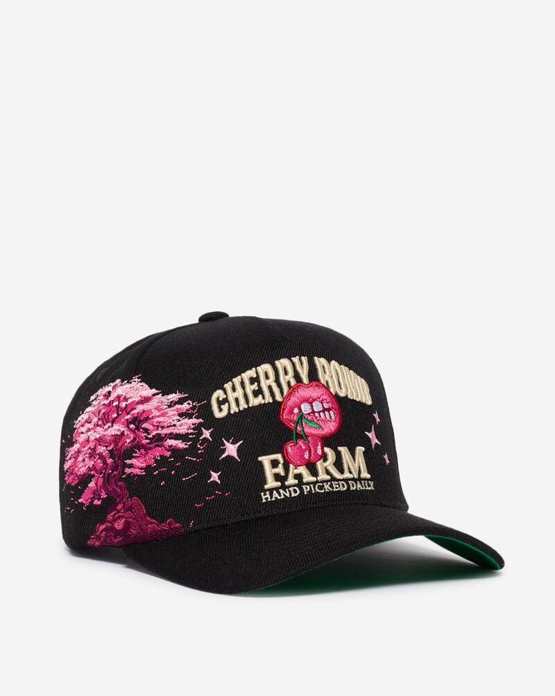 Field Grade Cherry Bomb Farm Mesh Back Trucker Hat 1006535 Black 1