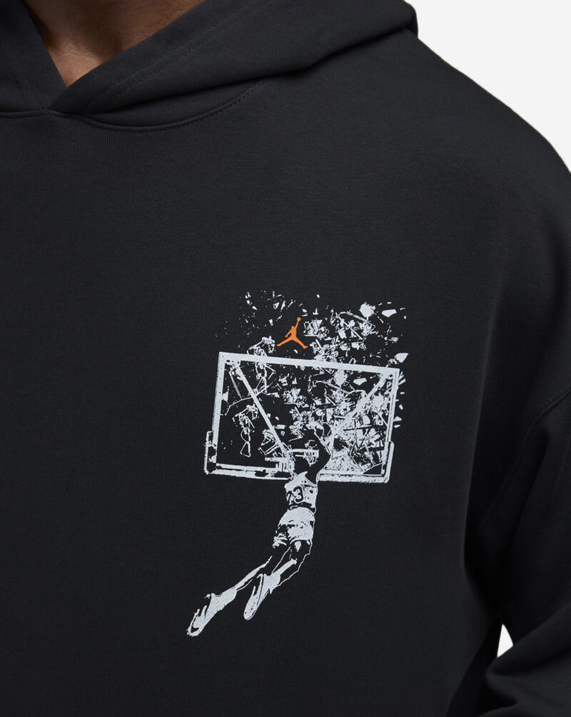 Jordan Brooklyn Oversized Pullover Hoodie IF5853-010 Black 3