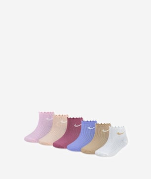 Little Kids' Lettuce Welt 6Pk Ankle Socks