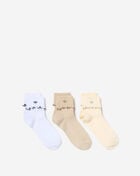 adidas Originals Cuffed Ruffle 3-Pack Quarter Socks KM3059B Multi 1