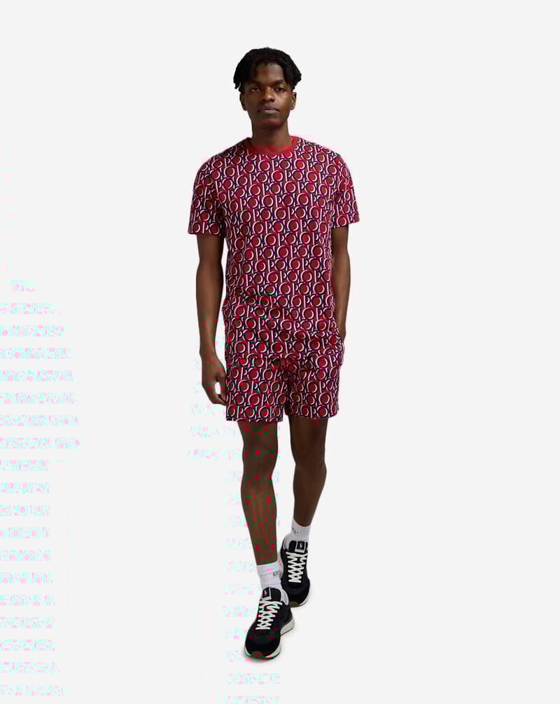 Polo Ralph Lauren Printed Polo Sleep Shirt PL88FR-A37Y Red 4