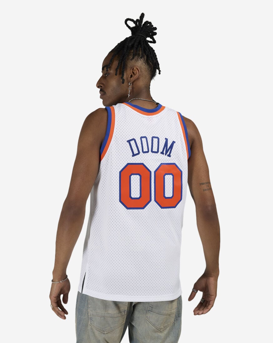 Shop Mitchell Ness Doomsday 2025 Knicks Jersey JY17161-NYKWHIT