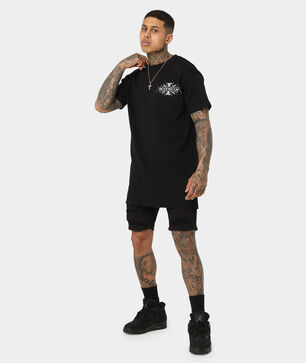 Thrashed Denim Short