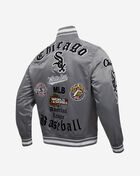 Chicago White Sox Old English Rib Satin Jacket