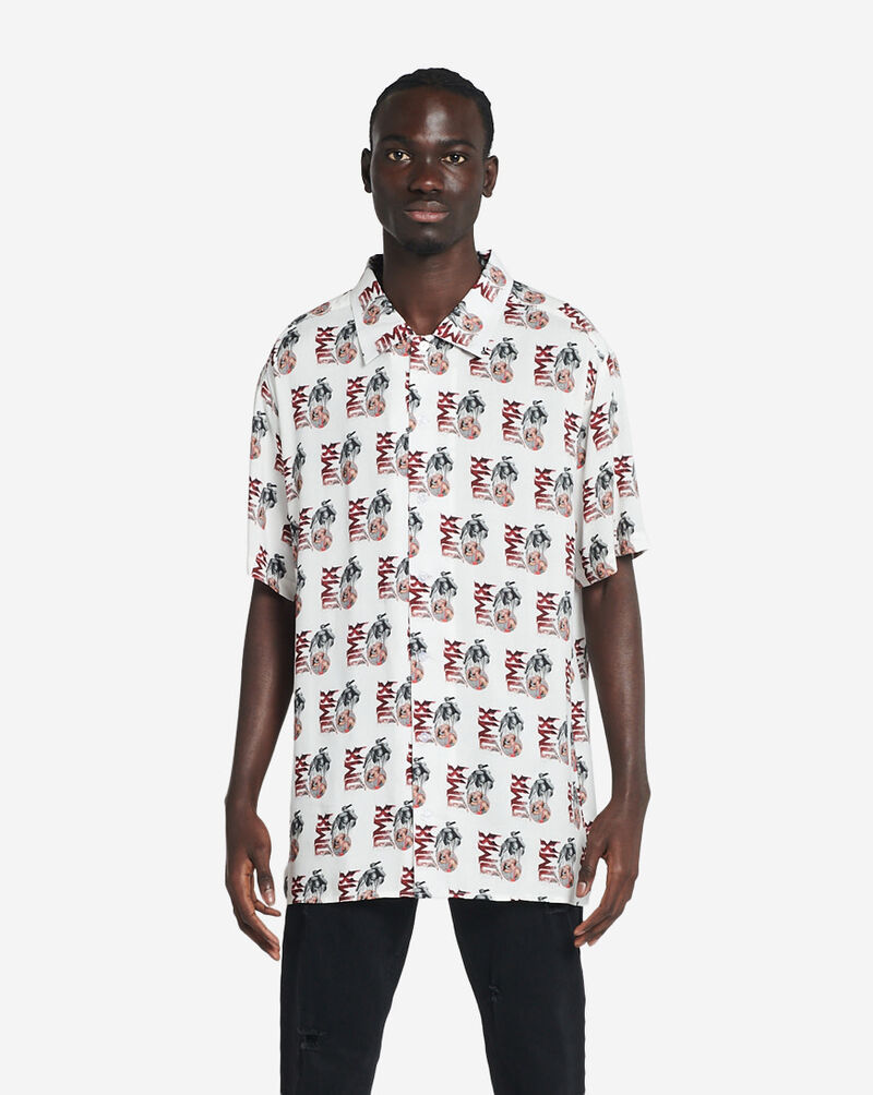 MERCH TRAFFIC LLC DMX AOP Woven Shirt DMX110803-WHT White 1