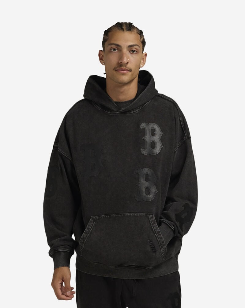 PRO STANDARD Boston Red Sox Washed Vanguard Hoodie LBR5315250-WBK Black 1