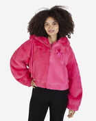 Philadelphia 76ers Pink Cloud Faux Fur Jacket