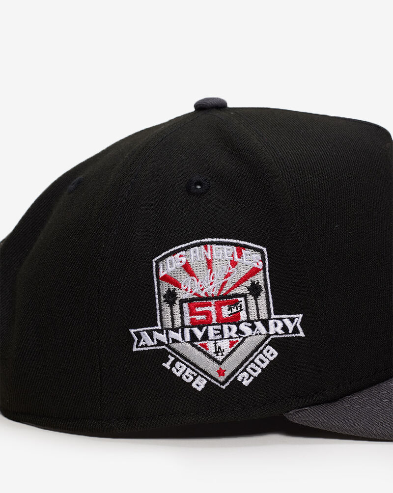 New Era 9Fifty Los Angeles Dodgers A-Frame Snapback Hat 70906492 Black 2