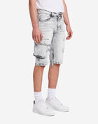 Multi Detail Cargo Denim Shorts