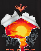 Puma Grade School Melo X Shine Relaxed CTN Jersey Tee PSP26M9T-21701 Black 4