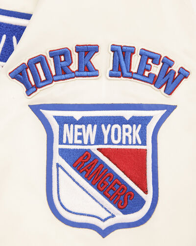 New York Rangers Retro Classic Rib Satin Jacket
