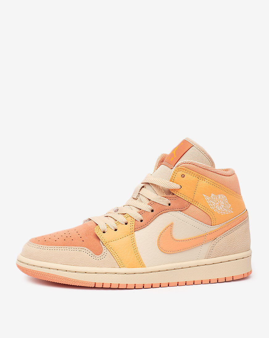 Air jordan 1 mid barely orange snipes clearance