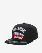 Mitchell  Ness San Antonio Spurs Front Loaded Snapback HHSS2997-SASYYPPPBLCK Black 1