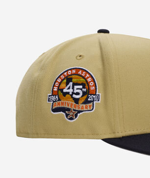 9Fifty Houston Astros Gold A-Frame Snapback Hat