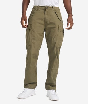 Classic Fit Canvas Cargo Pants