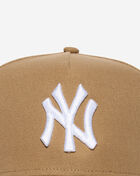 New Era 9Fifty New York Yankees A-Frame Snapback Hat 60873572 Beige 2