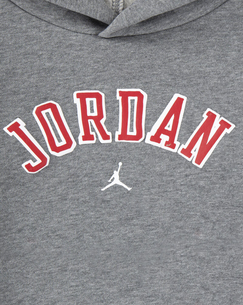 Jordan Toddler Arch Fleece Pullover Set 75D012-GEH Grey 2
