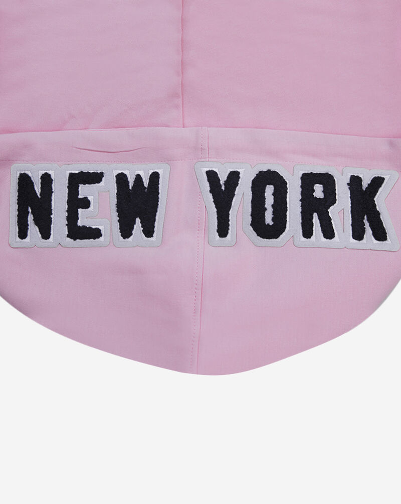 PRO STANDARD New York Yankees Classic Chenille Double Knit Pull Over Hoodie  LNY531152-PNK Pink 4