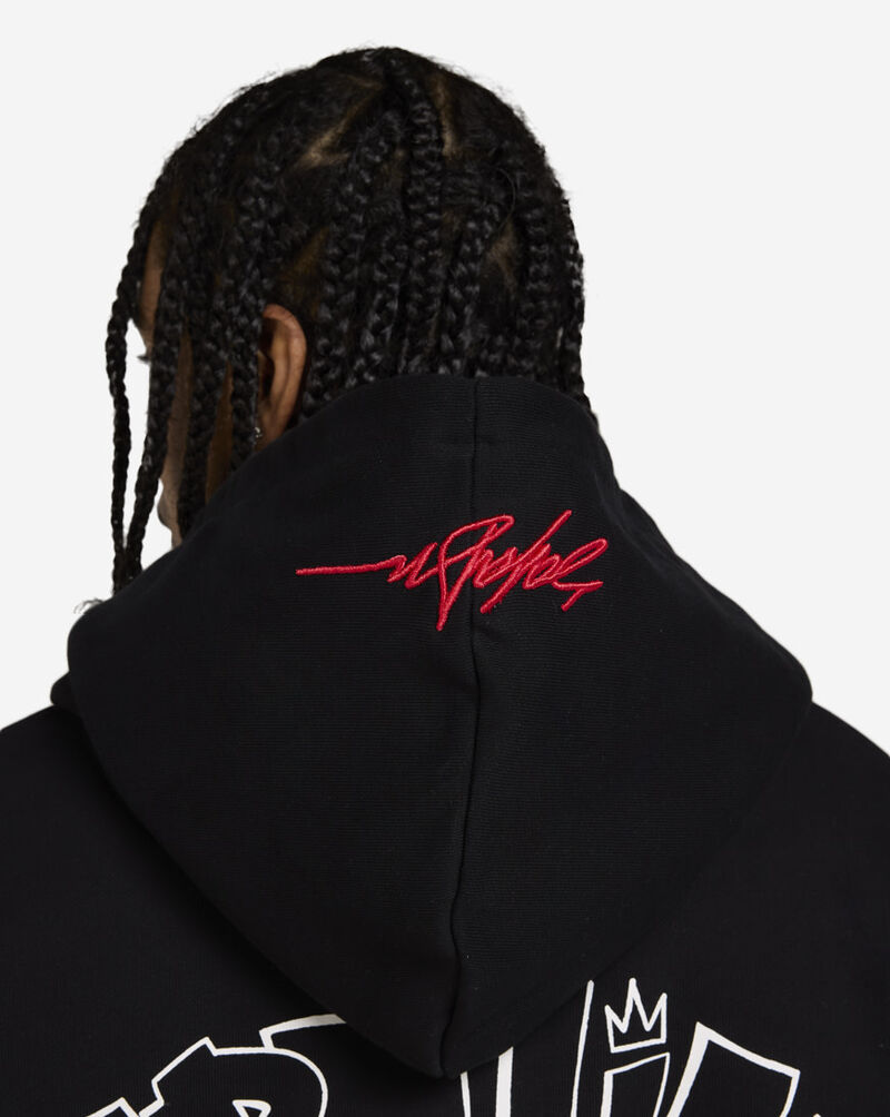 King Saladeen Dream Big All Over Hoodie KS008-BLK Black 6