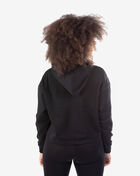 Essentials+ Cropped Metallic Logo Hoodie