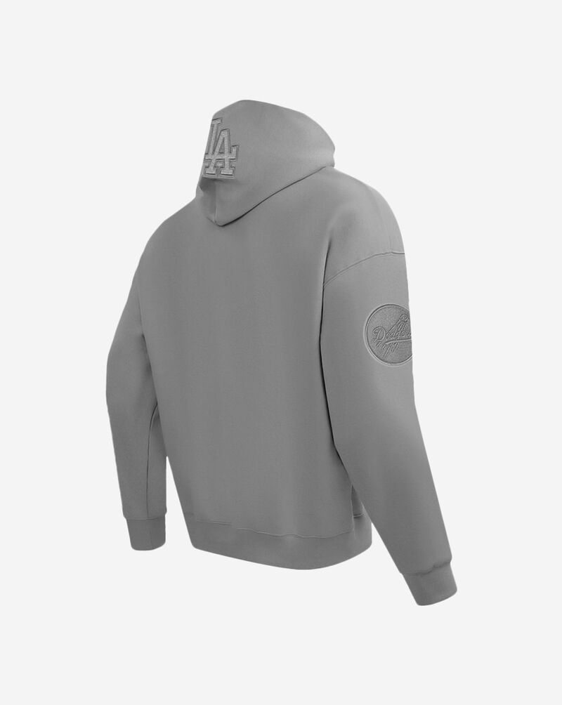 PRO STANDARD Los Angeles Dodgers Neutral Drop Shoulder Fleece Pullover Hoodie LLD537022-DHG Grey 3