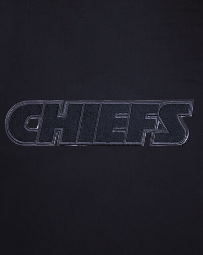 Kansas City Chiefs Triple Black Double Knit Tee