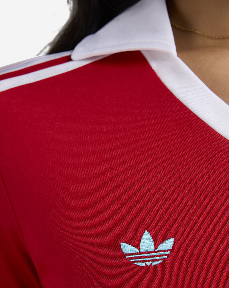 adidas Graphic Football Jersey Dress JY3526-BETTER-SCARLET Red 3