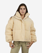 Nylon  Borg Puffer Jacket
