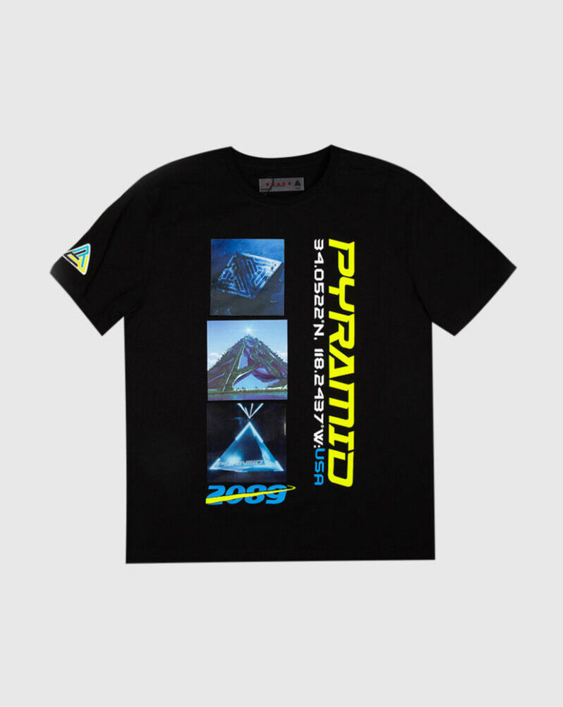 Black Pyramid Future Tri Pyramid Tee Mens Clothes Snipes Usa