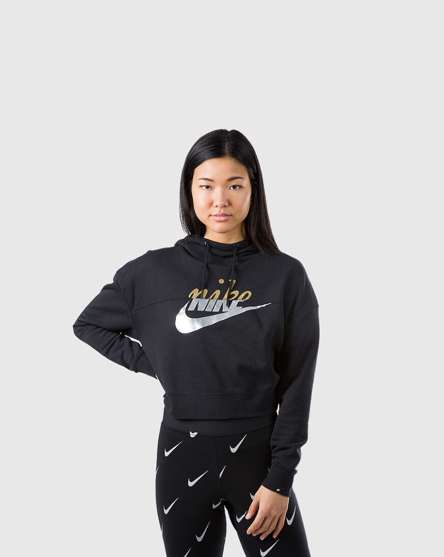 nike metallic hoodie