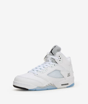 Big Kids' Air Jordan 5 Retro OG "White Metallic"