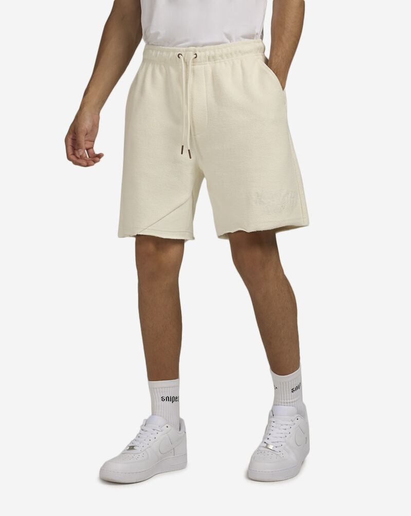 Honor The Gift Block Party Reverse Terry Short  HTG250220-BON cream 1