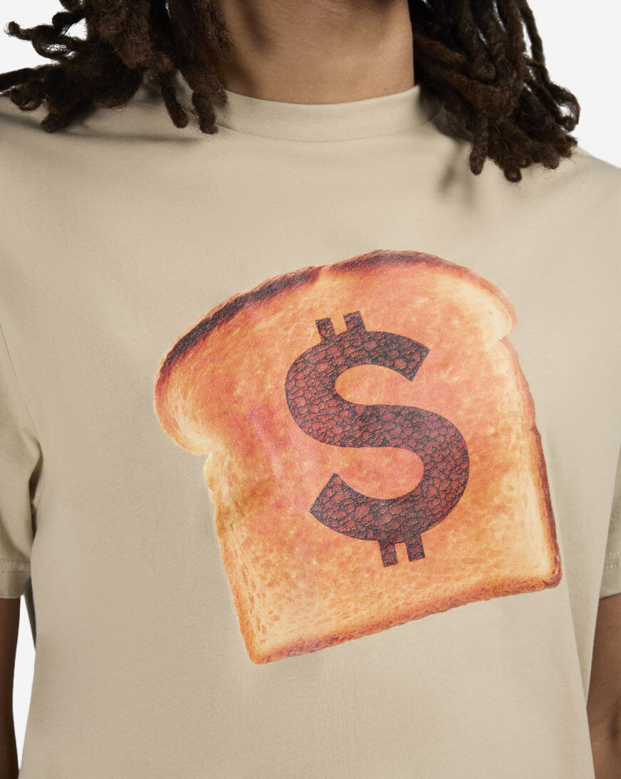 Shop Mister Tee Bread Tee MTUS483-US-03872 beige | SNIPES USA