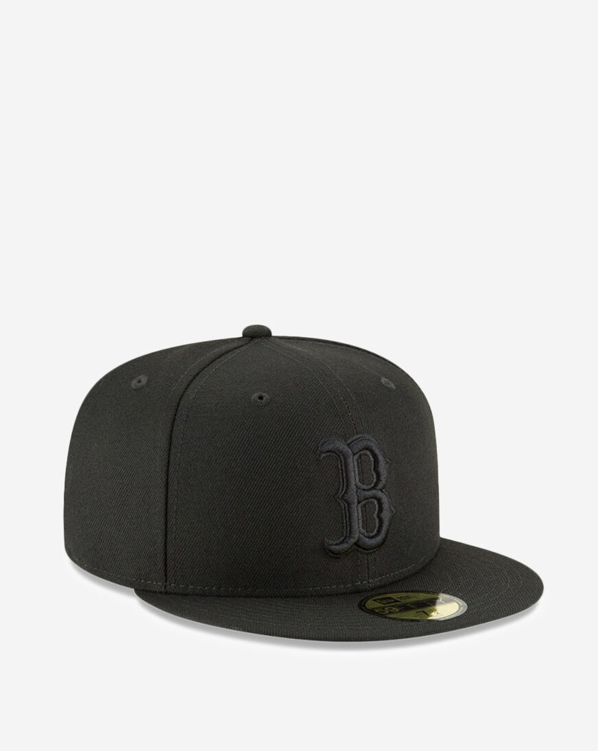 【US限定】NEW ERA 59FIFTY Boston Red Sox Mascot Black New Era 59Fifty Boston Red Sox Fitted Hat Black Black White