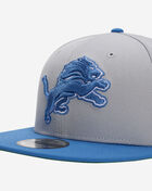 New Era 9Fifty Detroit Lions Two Tone Snapback Hat 70935997 Grey 2