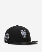 New Era 59Fifty New York Mets Metallic Fitted Hat 70931914 Black 1