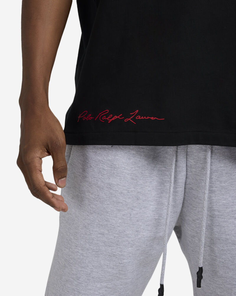 Polo Ralph Lauren Classic Fit Jersey Graphic T-Shirt 710866251058-BLK-RED Black 3