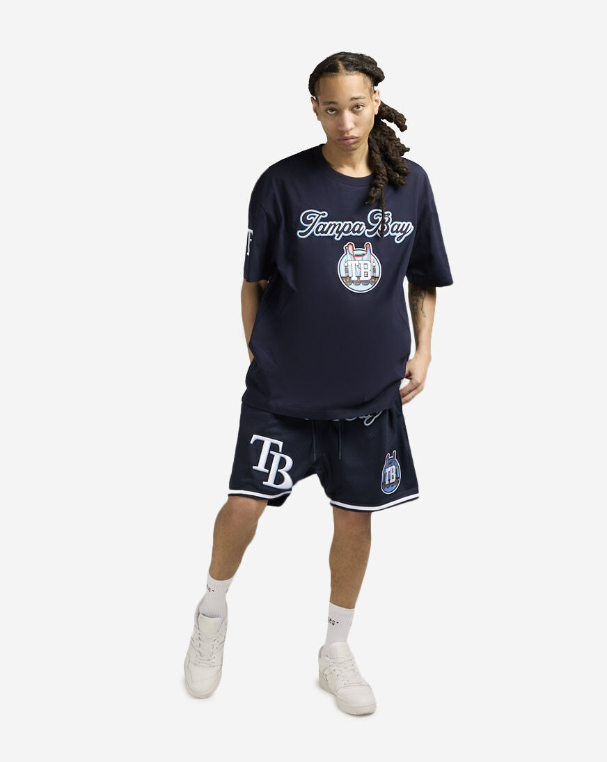 Shop PRO STANDARD Tampa Bay Rays Area Code Mesh Shorts