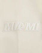 PRO STANDARD Miami Heat Neutral Drop Shoulder Fleece Pull Over Hoodie BMH558734-EGG cream 4